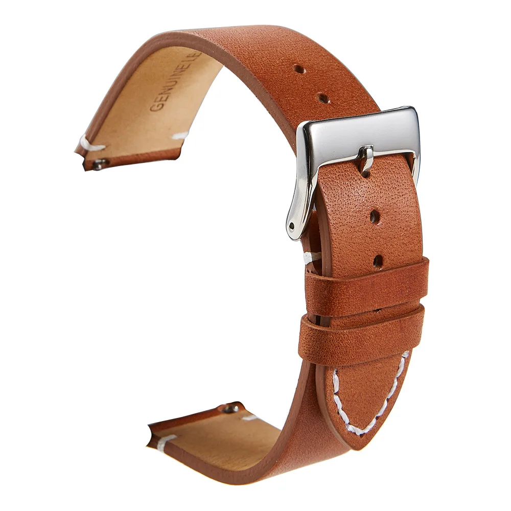 Leather Strap Quick Release - Quick Release Leather Watch Band Fashion