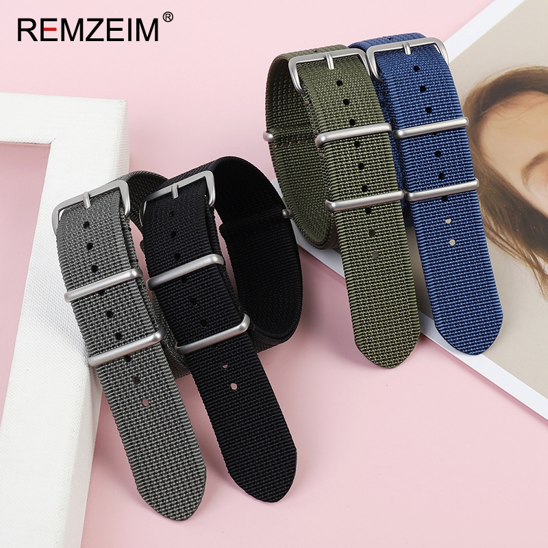New Ribbed Nylon Watch Strap 1 - Nato Strap Nylon recension och pris