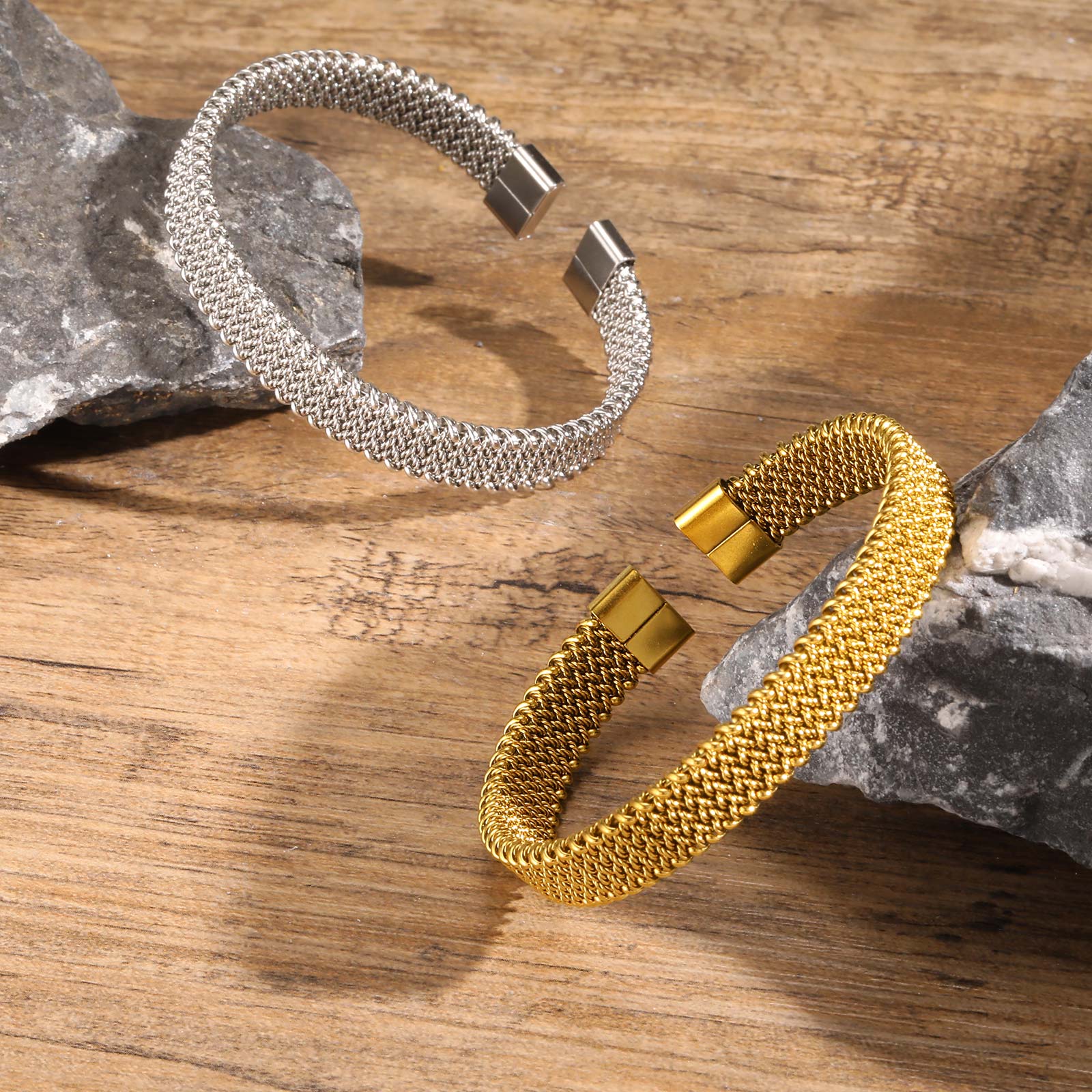 10mm Braided Stretch Strap Ope - Mesh Strap Metal recension och pris