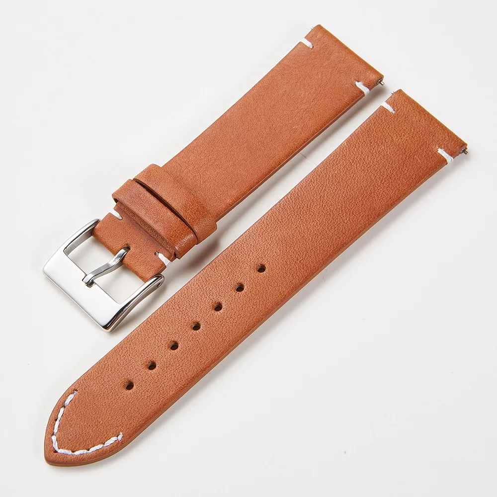 Quick Release Leather Watch Ba - Leather Strap Quick Release recension och pris