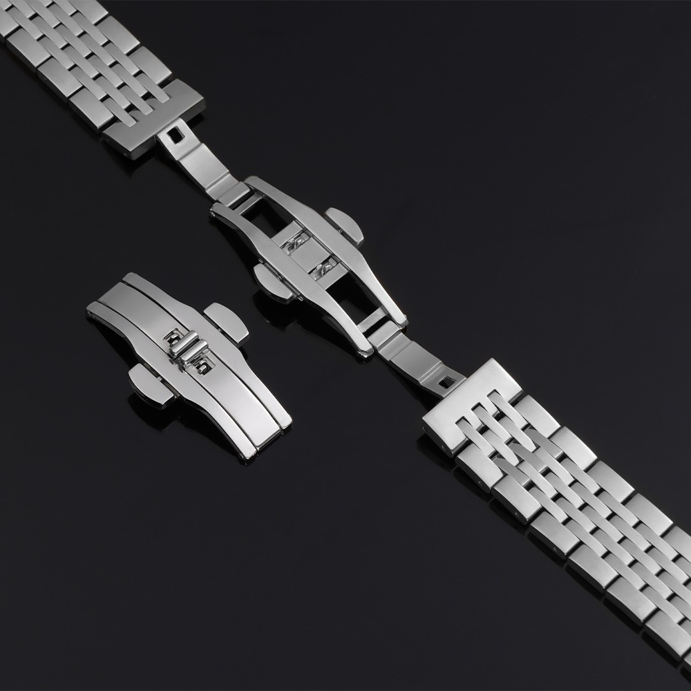 Watch Accessories Double Push  - Butterfly Clasp Deployant recension och pris