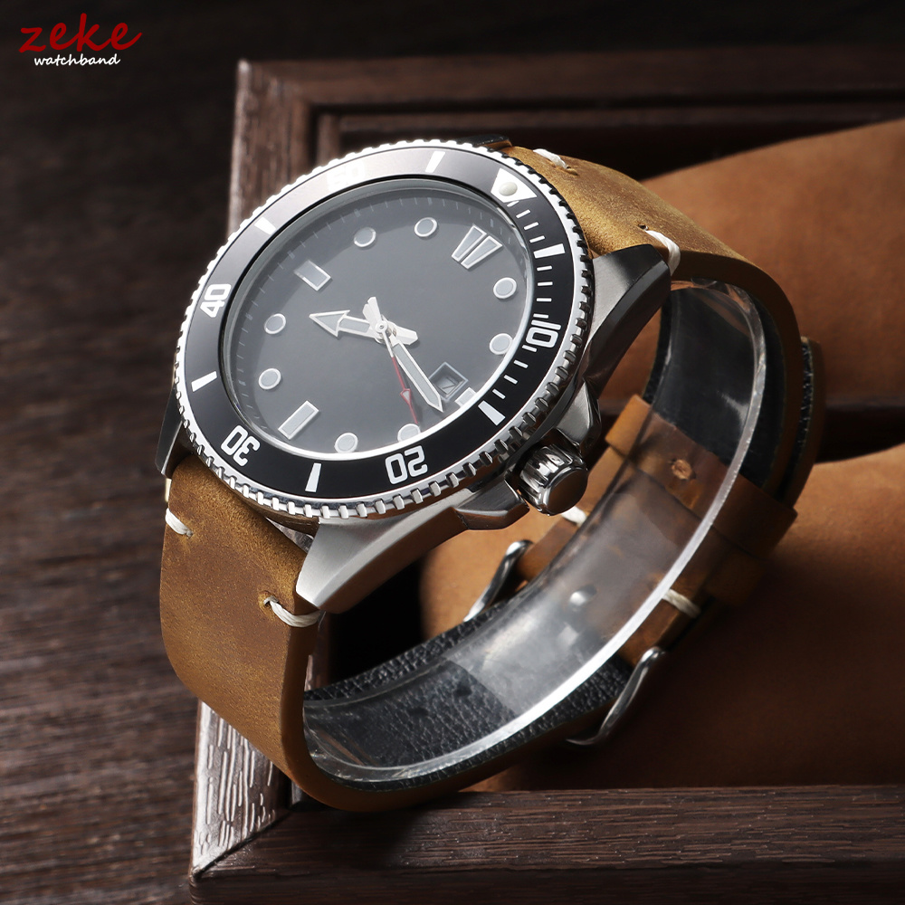 Vintage Soft Oil Wax Watch Ban - Suede Strap Watch recension och pris
