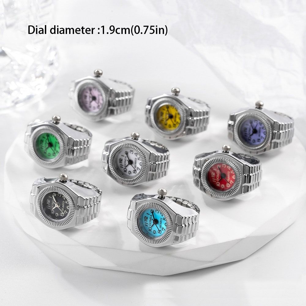 Punk Mini Finger Watch Rings A - Canvas Strap Watch recension och pris