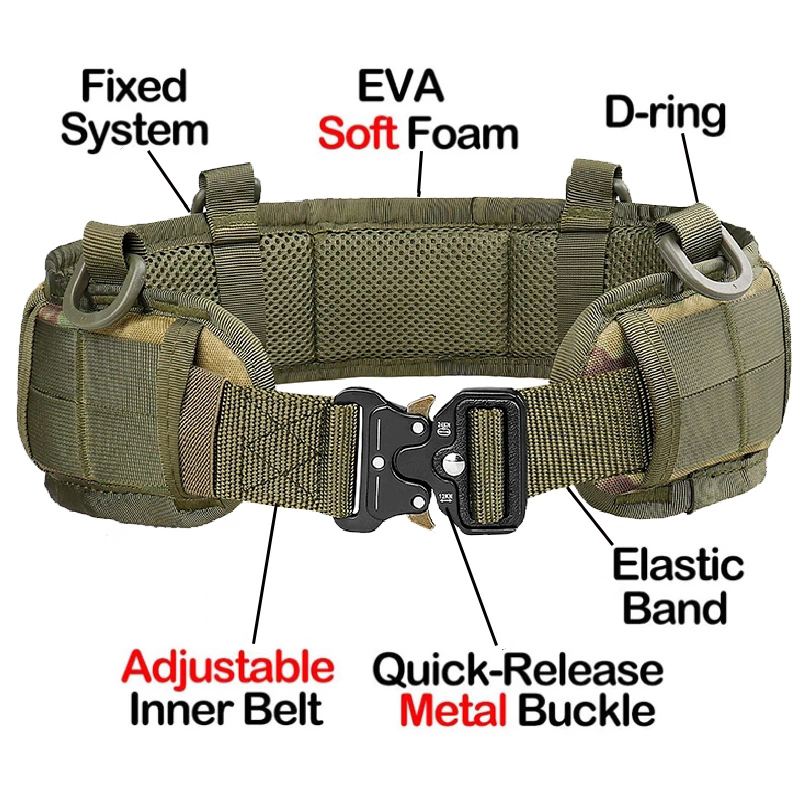 Tactical Belt Quick Release Ou - Leather Strap Quick Release recension och pris