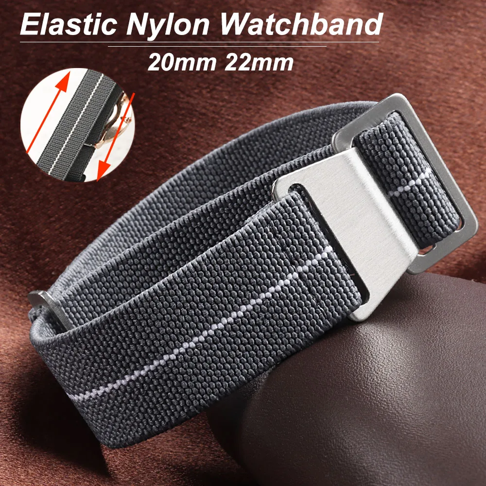 Elastic Watch Strap 60s French - Parachute Strap Elastic recension och pris