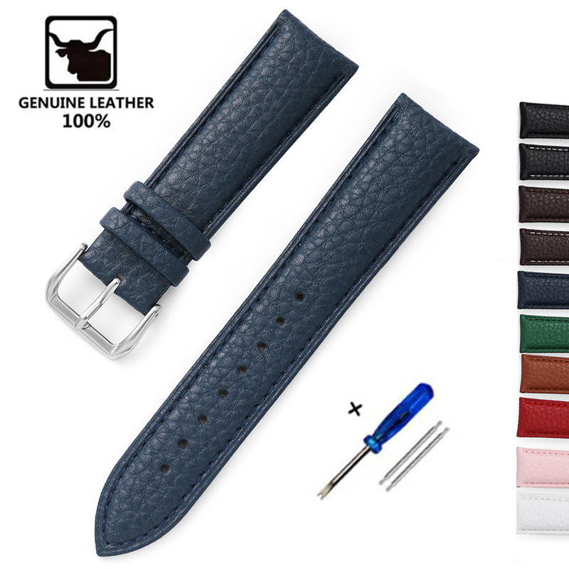Litchi Pattern Soft Leather Wa - Nato Strap Nylon recension och pris