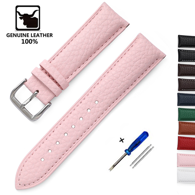 Litchi Pattern Soft Leather Wa - Nato Strap Nylon recension och pris