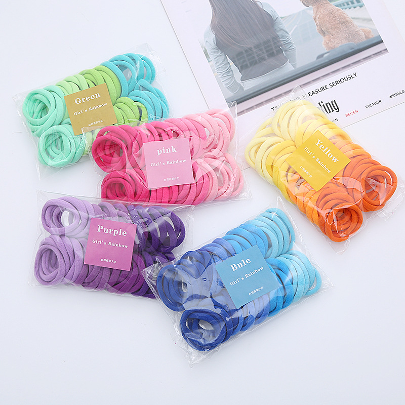 50PCS/Set Women Girls Basic Ha - Silicone Band Women recension och pris