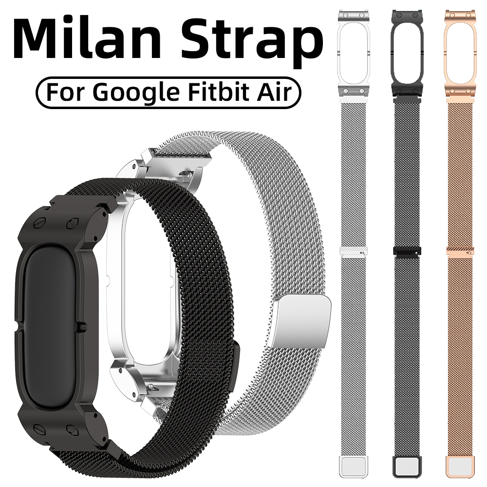 Milanese Watch Band For Fitbit - Mesh Strap Metal recension och pris