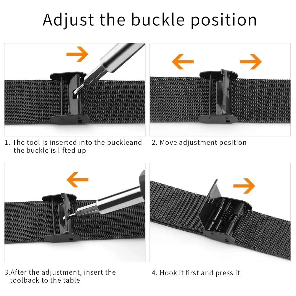 Metal Bands for CMF Watch Pro  - Mesh Strap Metal recension och pris