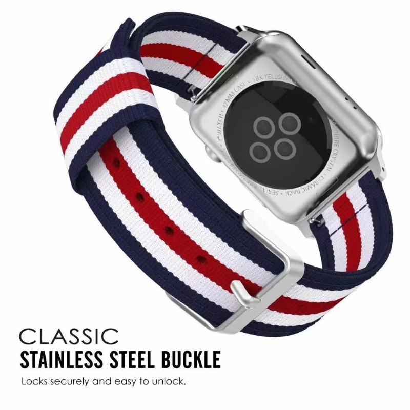 Nylon Canvas Strap For Apple W - Canvas Strap Watch recension och pris