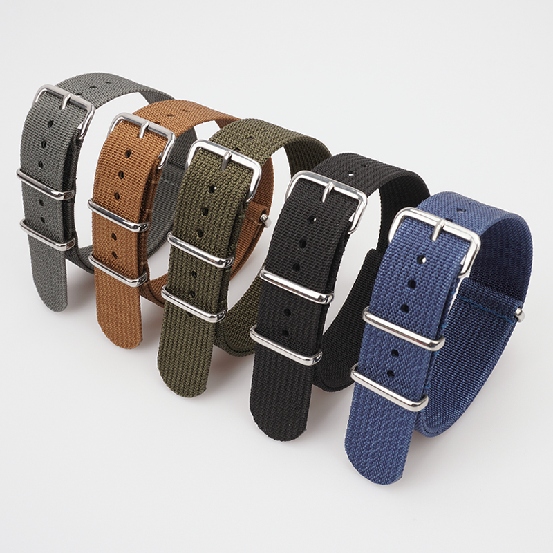 Ribbed Nylon Strap For Seiko M - Nato Strap Nylon recension och pris