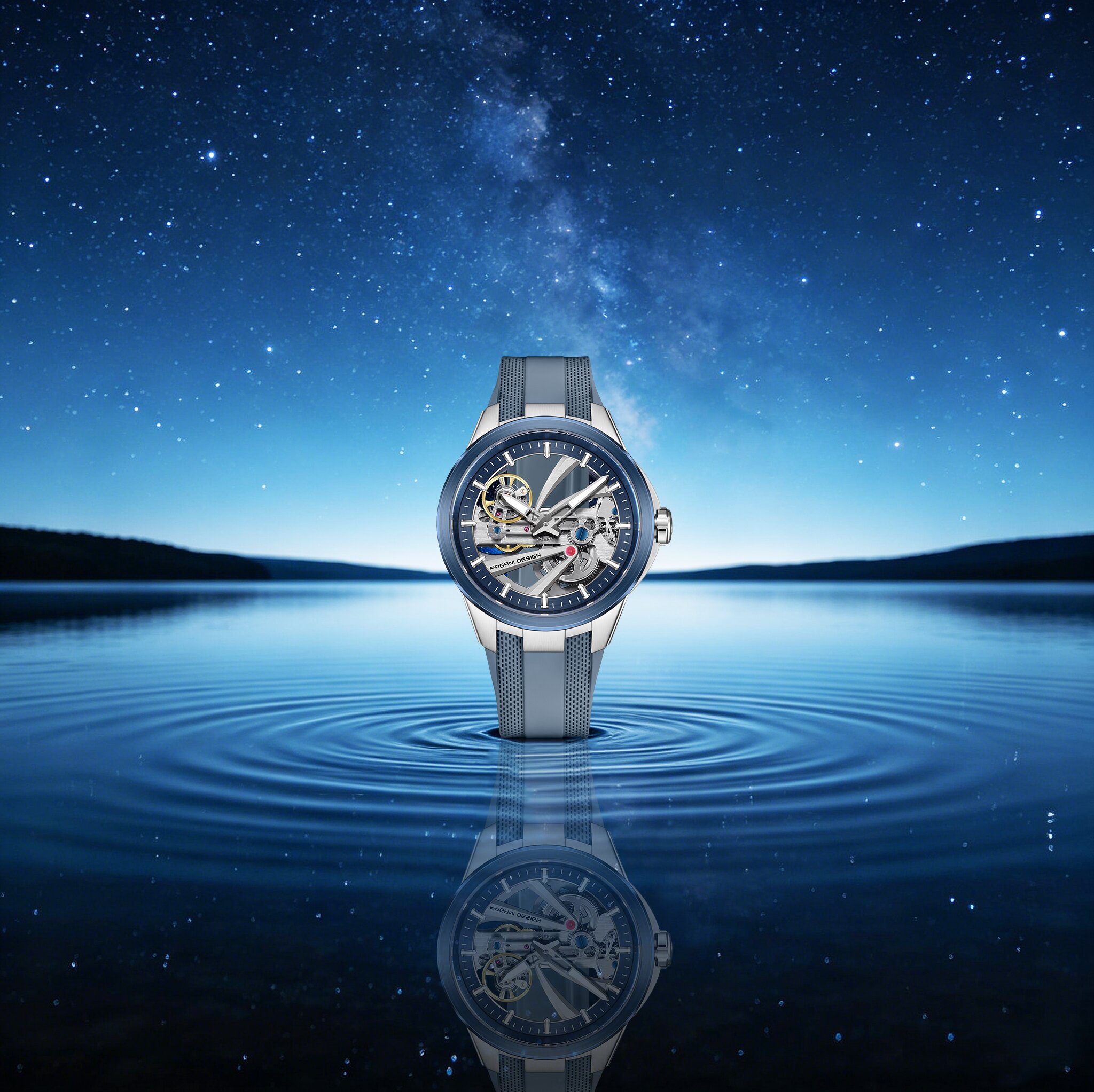 PAGANI DESIGN Men Trendy Mecha - Rubber Strap Diver recension och pris