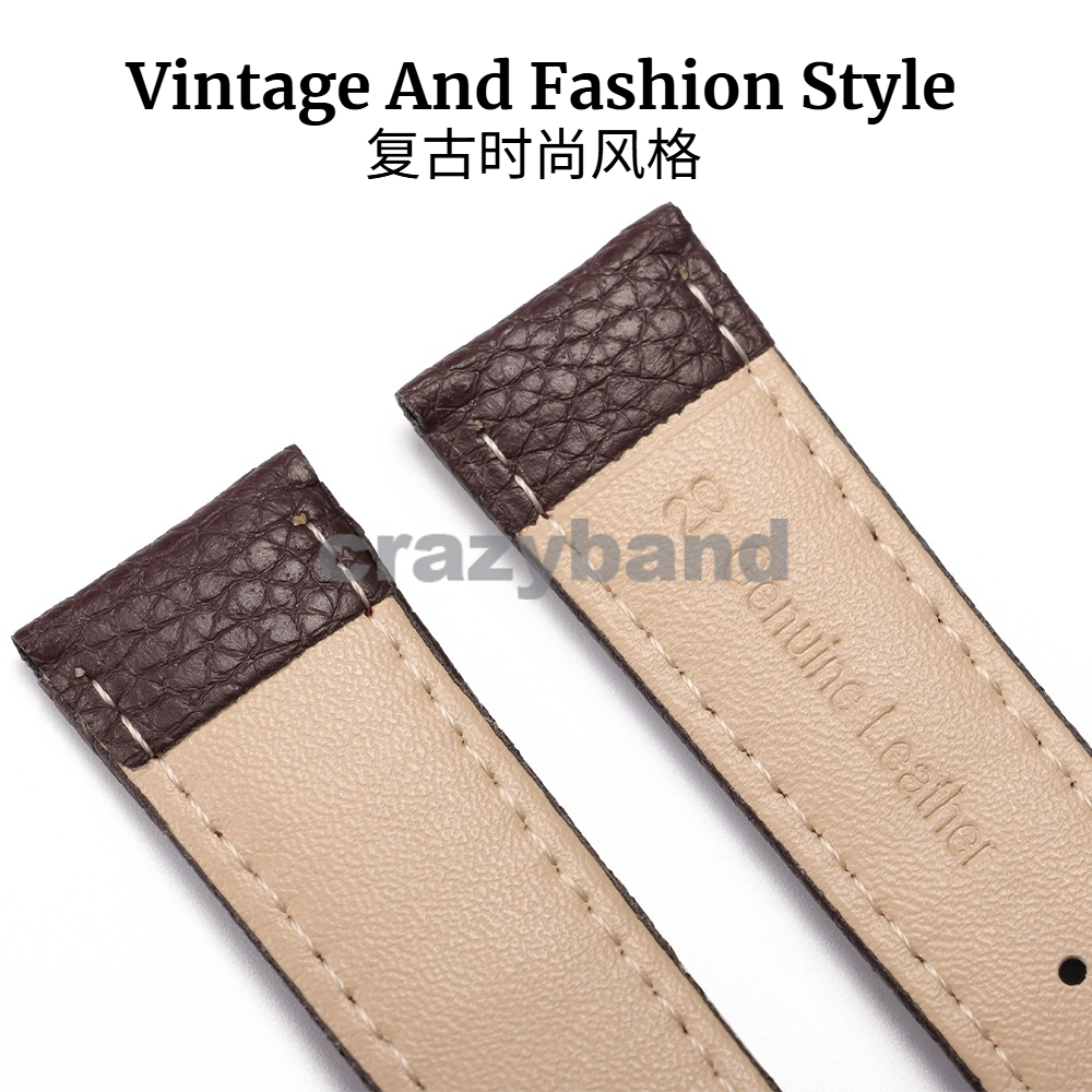 Leather Watch Band for Seiko S - Suede Strap Watch recension och pris
